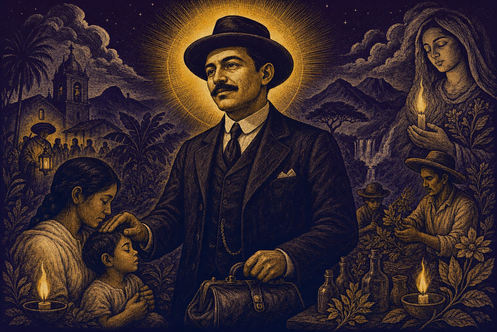 Ilustración de José Gregorio Hernández