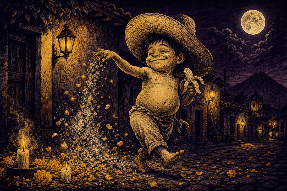 Ilustración de El Cipitío, leyenda de Centroamérica