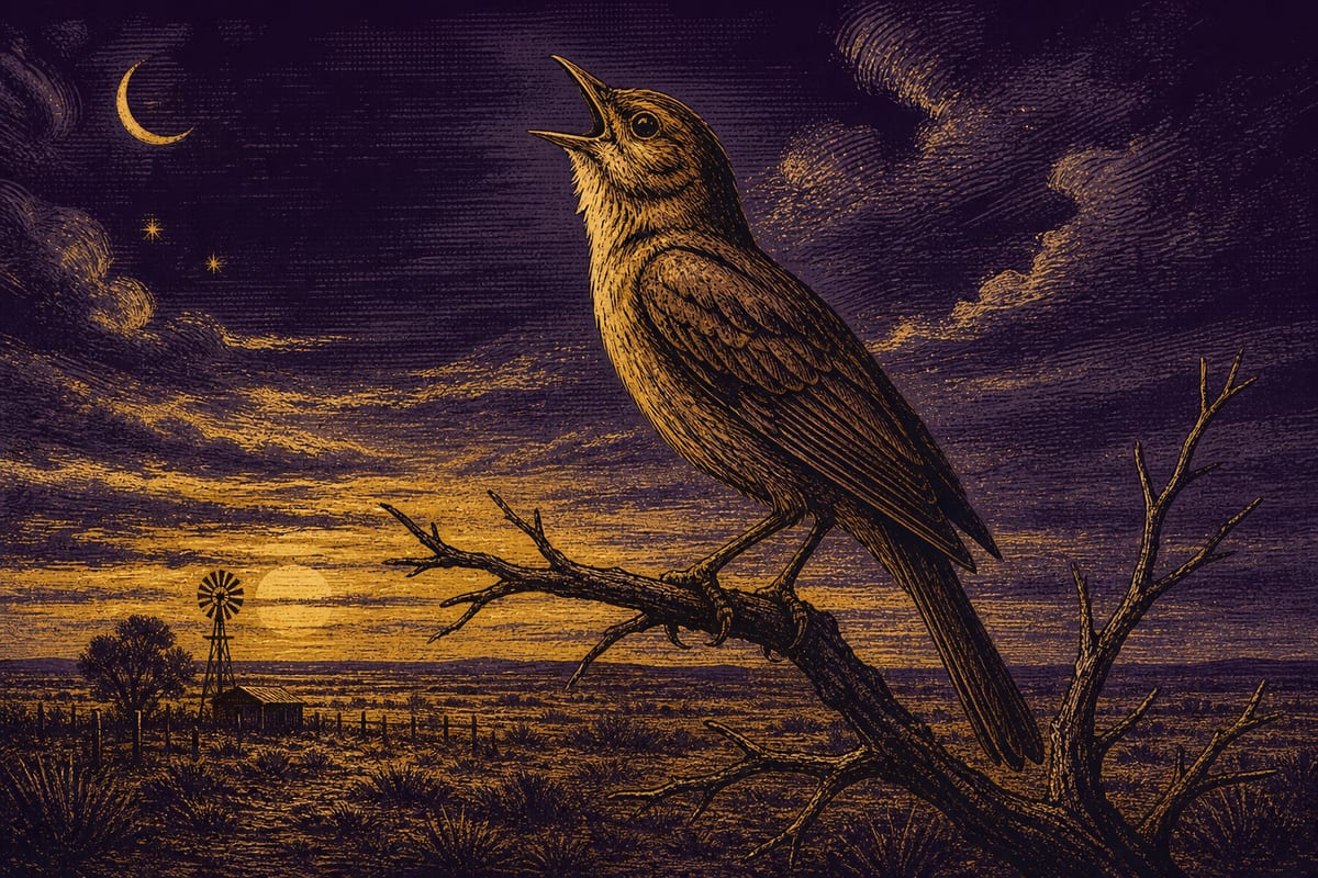 Ilustración de El Crespín, leyenda de Argentina
