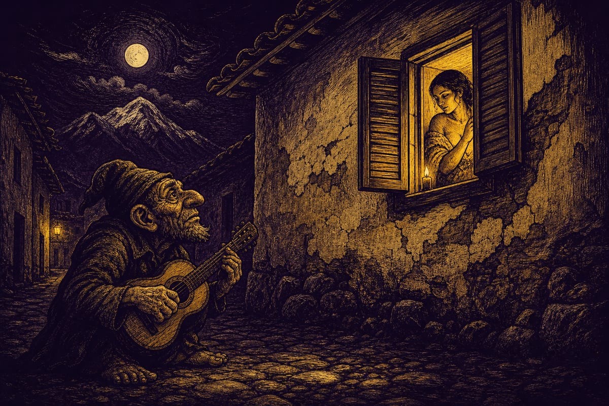 Ilustración de El Tintín, leyenda de Ecuador